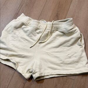 Nike Air Cream Athletic Fleece Shorts